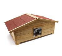 Caseta Grande para Gatos casa hogar Impermeable Aislado Exterior para jardín