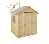 Caseta infantil de madera garance 127x162x141 cm