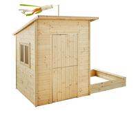 Caseta infantil de madera palm springs 264x126x160 cm