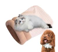 Caseta para gatos con forma de - Caseta de invierno suave de forro polar tipo saco de dormir, saco relajante suave para animales, de invierno, de forro polar, para descanso, casa, interior
