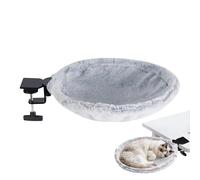 Caseta para gatos de escritorio | Hamaca antideslizante para gatos resistente hasta 22,7 kg | Cama suave para oficina, dormitorio, biblioteca, interior y salón | balcón