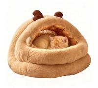 Caseta para Gatos para de Navidad, decoración Lavable y cálida, casa navideña para Mascotas, Gato, Perro, para Razas pequeñas, Medianas y Grandes, para salón, Dormitorio, balcón y Juegos