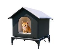 Caseta Para Gatos - Refugio Exterior Aislado De Tela Oxford Con Calefactor | Vivienda Para Mascotas Impermeable Para Gatos Callejeros, , Perros Y Animales Pequeños | Ideal Para Jardín, Patio, I