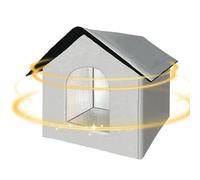 Caseta para gatos - Tienda para animales domésticos cerrada, resistente al frío, impermeable | Casa para gatos, para gatos calmantes cachorros durante el sueño animales de viaje invierno casa uso