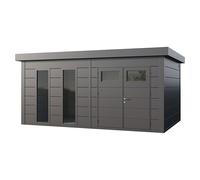 Caseta para jardín Classico 5436+ (Medidas ext. (An x Pr): 568 x 388 cm, Acero, Antracita, Sin set)