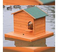 Caseta para Patos - Isla Flotante y Nido Pequeño para Patos - Un Refugio Seguro para Que Tus Aves Aniden y se Resguarden