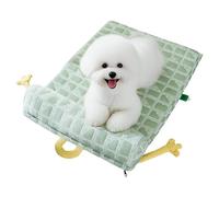 Caseta para perros | Alfombrilla refrescante de verano para perros con cubierta lavable, cubreborde lavable antideslizante para camas de tamaño pequeño, mediano y grande para interiores y