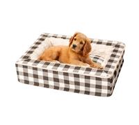 Caseta para perros pequeños, cálida y acogedora para el sueño de los animales domésticos - Caseta para cachorros para perros pequeños con fondo antideslizante, para salón, habitación y suelo
