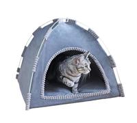 Caseta para perros | Refugio suave de peluche y cueva caliente, caseta para perros portátil, plegable y con cierre - Para animales domésticos, , conejos, cachorros, invierno, frío y sueño