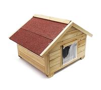Caseta pequeña para Gatos casa hogar Impermeable Aislado Exterior para jardín