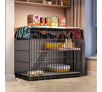 Caseta y corralito para gatos al aire libre - Recinto de metal con ruedas para animales pequeños, cachorros, gatitos y conejitos - Villa portátil para aventuras seguras al aire libre