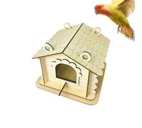 Casetas de madera para pájaros | Casa de palomas natural de madera | para balcón, jardín, terraza, parque, árbol de alimentación y anidación