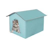 Casetas para gatos al aire libre, refugio para gatos callejeros | Casa plegable para mascotas | Cueva impermeable para gatitos, tienda para mascotas, cama de conejo para cachorro de gato salvaje