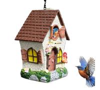 Casetas para Pájaros para Exterior Refugio antiviento de 21 cm