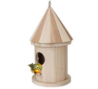 Casetas para pájaros para exteriores | Nido de pájaros de ventana DIY | Caseta de madera para pájaros para exteriores, adornos decorativos colgantes para el jardín y la terraza
