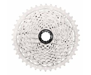 Casete 10v. Sunrace MS3 11-46 MTB para Shimano en color plata metálico (entrega