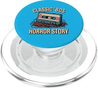 Casete clásico de la Historia de Terror de los años 80 PopSockets PopGrip para MagSafe