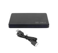 Casete de Disco Duro MóVil de 2,5 Pulgadas una USB 3.0 con Caja de Estado SóLido con Cable USB 3.0/2.0 para Almacenamiento Externo HDD SSD