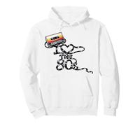 Casete Musical de los 80 con Texto «I Heart The 80s», Cinta nostálgica y Suelta Sudadera con Capucha