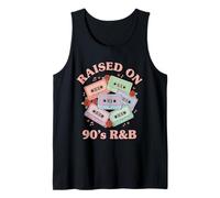 Casete Raised ON R&B de los 90, Throwback, Vintage, Old School, RNB Camiseta sin Mangas