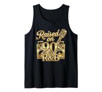 Casete Raised ON R&B de los 90, Throwback, Vintage, Old School, RNB Camiseta sin Mangas