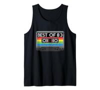 Casete Retro Best of 83s 83s 83s Years 83s Party Retro Camiseta sin Mangas