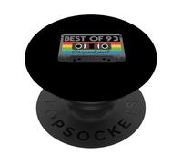 Casete Retro Best of 93s 93s 93s Years 93s Party Retro PopSockets PopGrip Adhesivo
