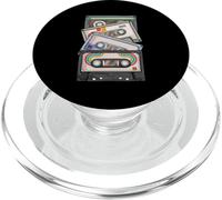 Casete retro de los años ochenta amante de la música 1980 PopSockets PopGrip para MagSafe
