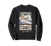 Casete retro de los años ochenta amante de la música 1980 Sudadera