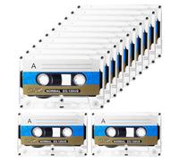 Casetes de audio, 10 unidades de casetes de audio vacíos, silenciosos, cintas de audio de 60 minutos, cintas de música, cintas de audio vacías, para conferencias, seminarios y grabaciones