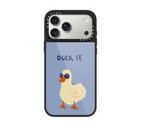 CASETiFY Glaze - Funda para iPhone 17 Pro Max [resistente a los arañazos/compatible con MagSafe/Protección contra caídas desde 1,5 m de altura] - Duck it - Soft Launch Blue - Clear