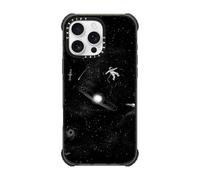CASETiFY Ultra Impact - Funda para iPhone 16 Pro Max [fuerte y delgada, protección contra caídas de grado militar 5X de 11 pies, compatible con Magsafe] - Gravity 3.0 - Negro transparente