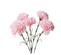 Casetlong 10 unids/Lote de claveles hidratantes, Flores Artificiales Tacto Real, Ramo for el día la Madre, decoración Boda, Fiesta en casa, Clavel Floral(Light Pink)