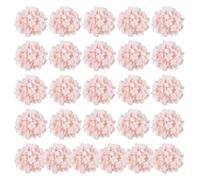 Casetlong 40/80/100 Uds Flores Artificiales hortensias de Seda Cabezas Tallos for Boda Falsa(Pink,100 Pcs)