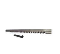 Casetlong Juego de 1 brocha de chavetero de empuje F de 20 mm, tamaños métricos con calzas, herramientas de corte de chavetero CNC de acero rápido