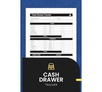 Cash Drawer Tracker: Small Log Book for Coins, Bills, Sales, and POS Count Tracking in Retail