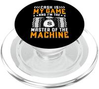 Cash Is My Game and I'm The Master of The Machine PopSockets PopGrip para MagSafe