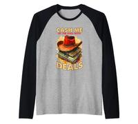 Cash ME by The Aisle with Deals Camiseta Manga Raglan
