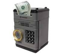 Cash Repository - Coin Keeper, Digital Unit Currency Vault for Financial Education, Funds Organizer with Personal Code Security, Learning Instrument, Secure Container for Savings, Giving and Budgeting