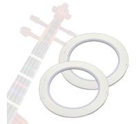 CashBeat 2 rollos de cinta para dedos de violín, 66 m, ideal para principiantes e instrumentos orquestales (blanco)
