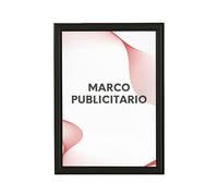 CASHDISPLAY- Marco de Aluminio para Poster A3 32x45cm | Marcos de Foto Negro con Click de Apertura | Esquinas Mitradas y Cubierta Antirreflejos | Aluminio y Policarbonato Resistente | Fácil Montaje
