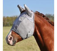 Cashel Máscara de Mosca de Caballo Cruzada, Estándar con Orejas, Caballo, Gris
