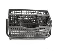 CashMuch 1 paquete de cesta de cubiertos para Bosch para Siemens para Electrolux para Bauknecht lavavajillas reemplazo gris plástico