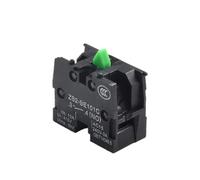 CashMuch 10 unidades ZB2-BE101C NO/ZB2-BE102C Bloque de contacto momentáneo de interruptor de botón, 10 A 600 V, montaje a presión, plástico y metal, para máquina y panel de control