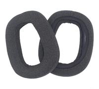 CashMuch 2 pares de almohadillas de repuesto para auriculares Logitech Zone Vibe100, diseño ergonómico, reducción de flujo de aire, larga duración, negro, rosa, gris (negro)