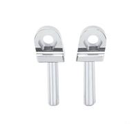 CashMuch 2 pares de pernos de parabrisas para BMW R1200GS 2004-2012 Tornillos fijos de montaje de parabrisas delantero negro plata aleación de aluminio hardware (plata)