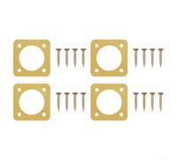 CashMuch 4 protectores de entrada de metal para casa de pájaros para un anidamiento seguro, diseñado para proteger a los pájaros azules y sus crías de amenazas (11/8 pulgadas)