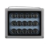 CashMuch 850nm infrarrojo CCTV relleno luz al aire libre impermeable IP66 IR iluminador con sensor automático para cámaras de seguridad (12V)