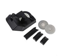 CashMuch Afilador de brocas eléctrico con 3 soportes para brocas (2-16 mm) y 2 ruedas de molienda para taladros de impacto