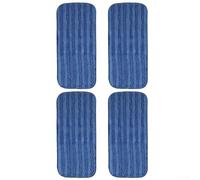 CashMuch Almohadillas de microfibra reutilizables para Swiffer WetJet, repuestos lavables para limpieza de suelos para madera dura, azulejos y piedra, paquete de 3/6, color azul